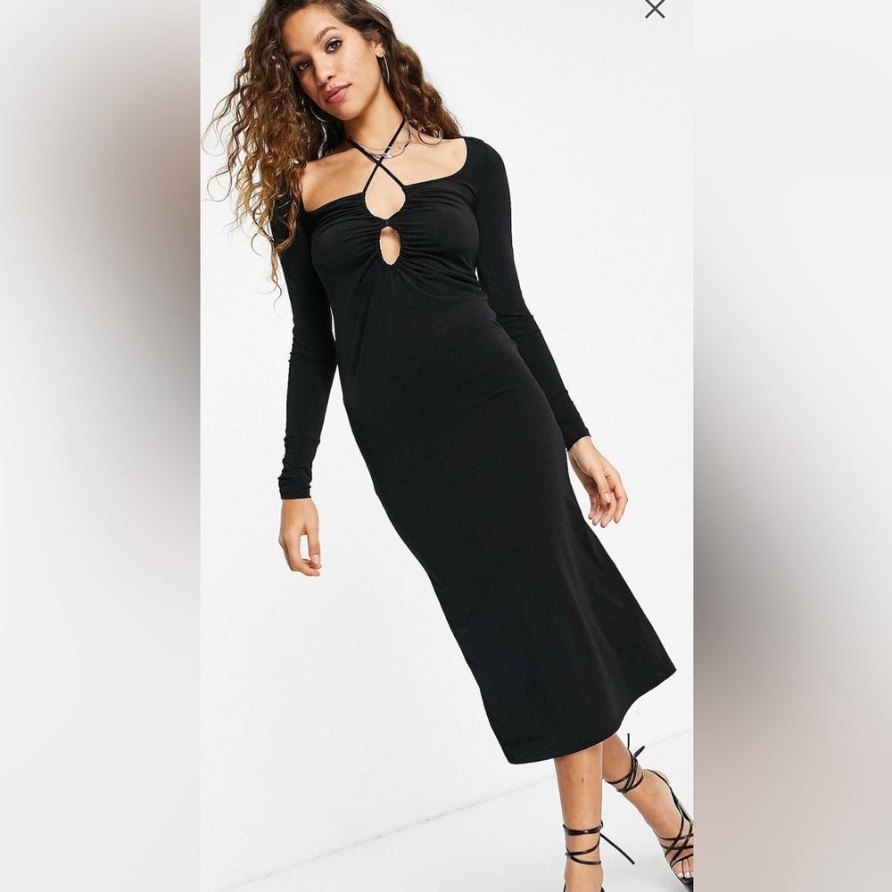 Black dress w cutouts